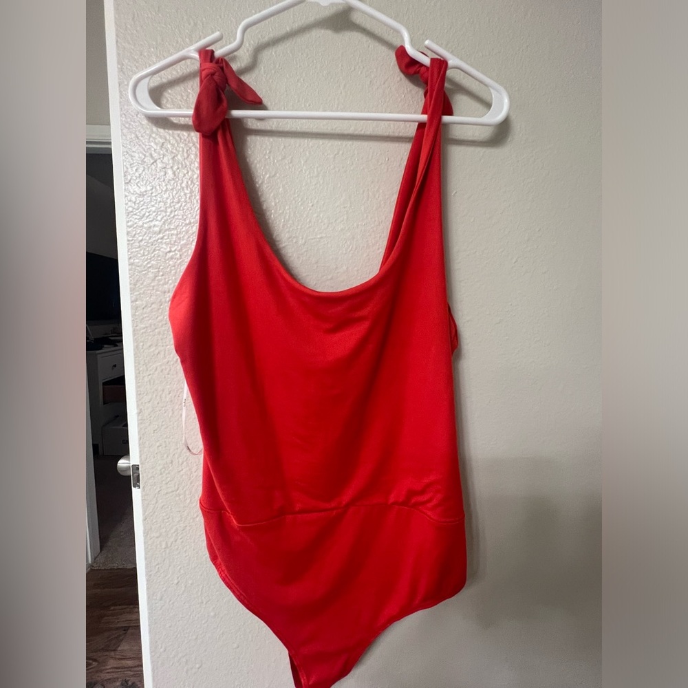 Lulu’s Red Bodysuit